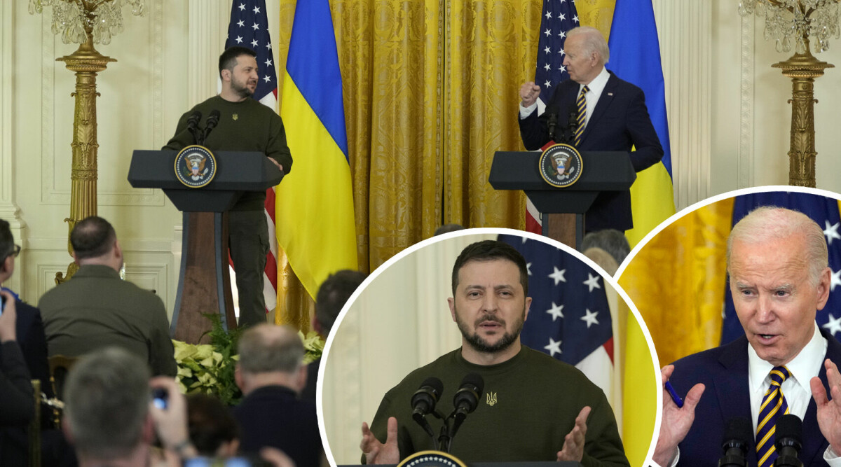 Zelenskyj har landat i USA – första orden vid historiska mötet