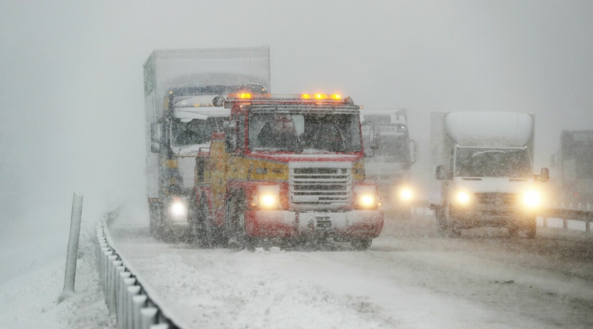 SMHI varnar för kraftigt snöfall under onsdagen: ”Besvärligt”