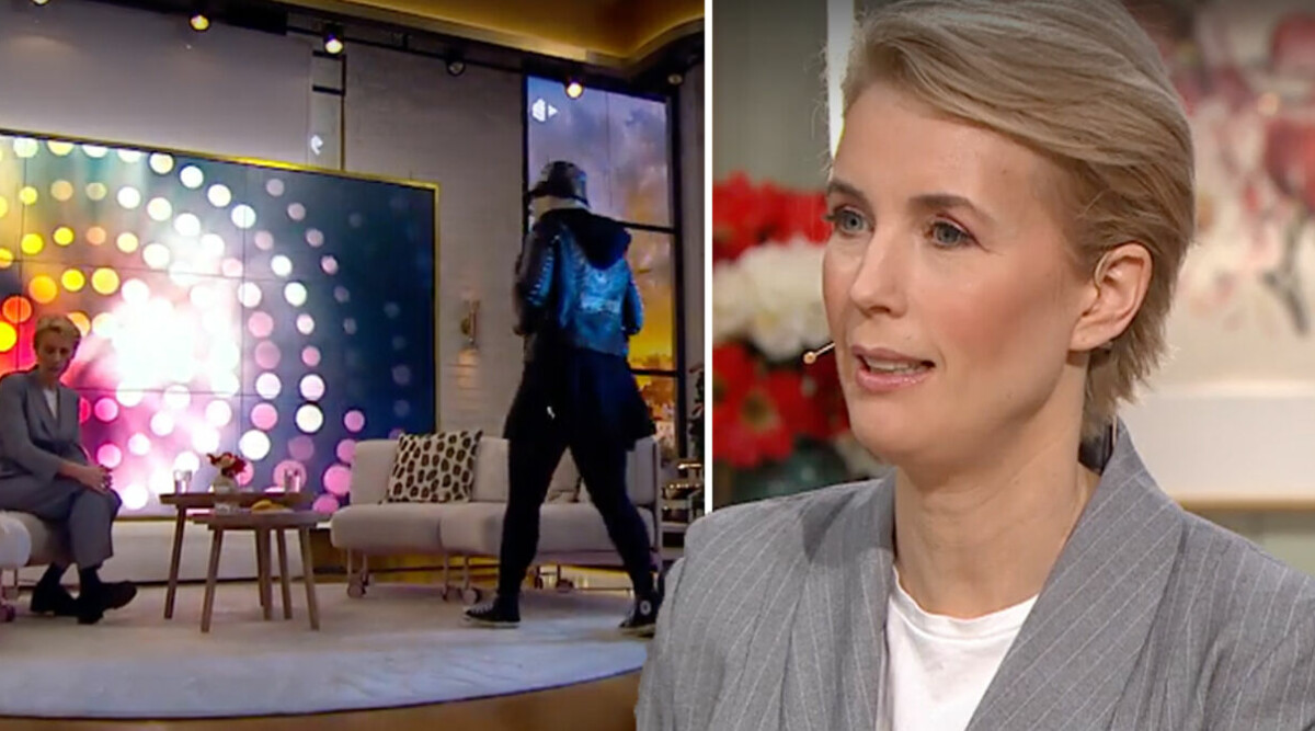 Artisten Sofie Svensson tvingades avbryta i Nyhetsmorgon: ”Panikångest”