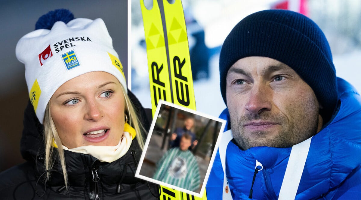 Frida Karlssons oväntade bild med Petter Northug: ”Fina ni”