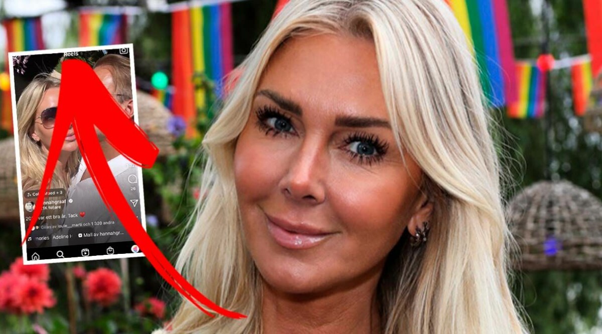 Hannah Graafs första bild med kärleken efter hemlighetsmakeriet