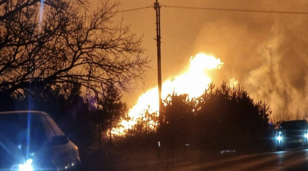 Explosion på gasledning mellan Lettland och Litauen