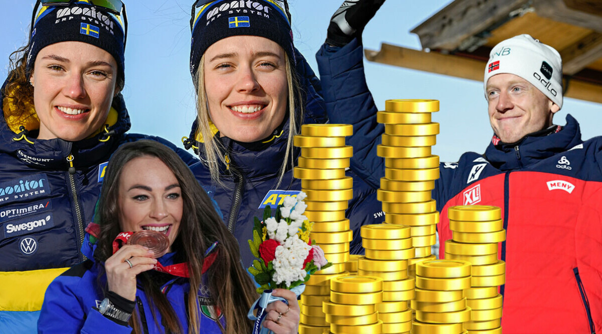 Så mycket tjänar skidskyttarna – och så mycket är en VM-medalj värd