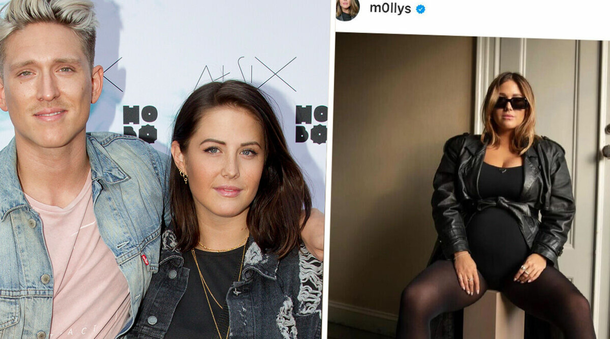 Danny Saucedos första ord om Molly Sandéns gravidlycka