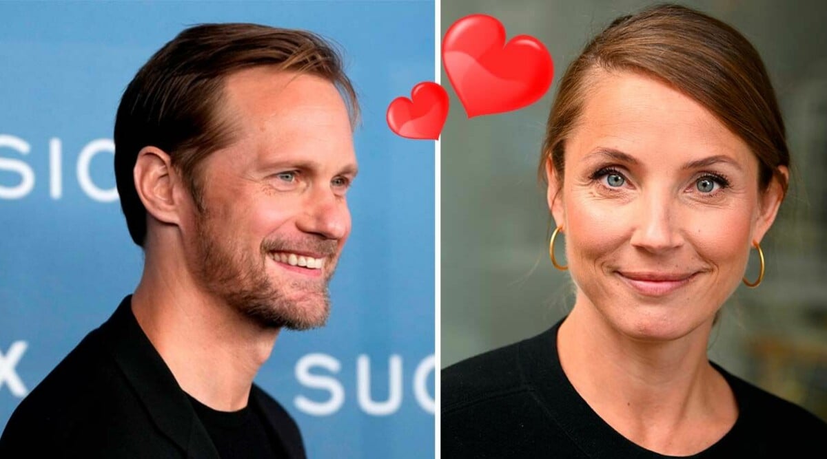 Alexander Skarsgård lycka med Tuva Novotny – avslöjar könet på bebisen