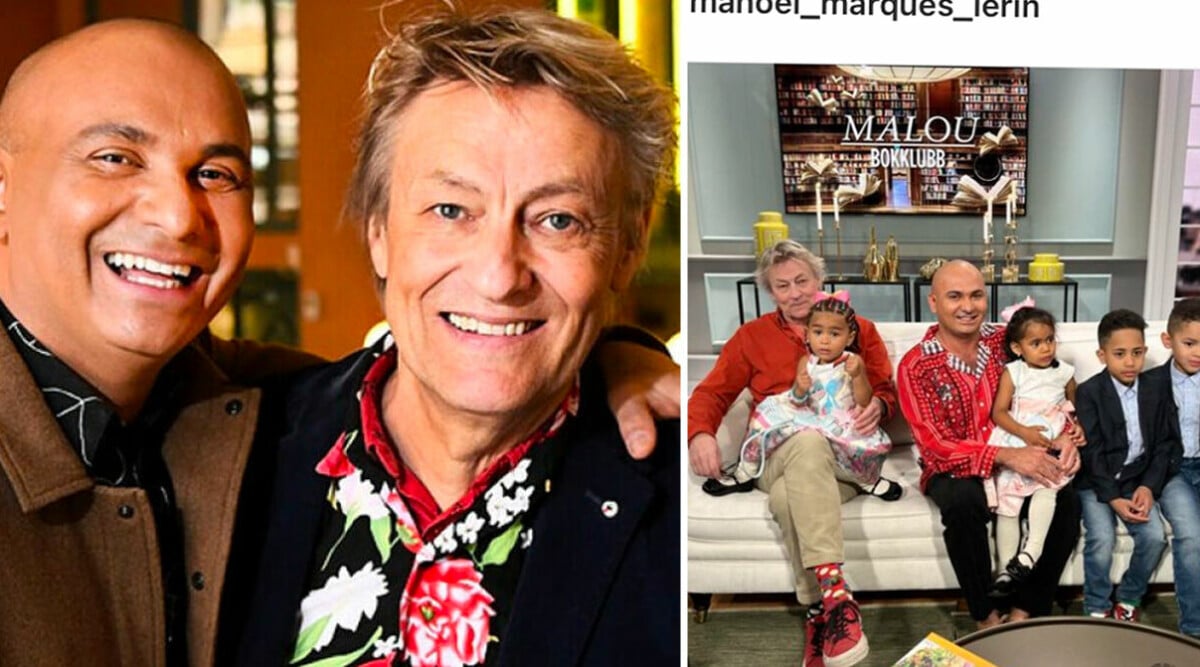 Lars Lerin och maken Juniors familjelycka – berättar om pappalivet