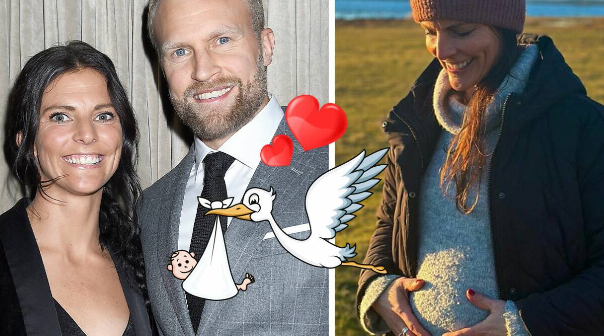 Anna Lindbergs gravidglädje – ihop med Mattias Tjärnqvist: ”Lycka”