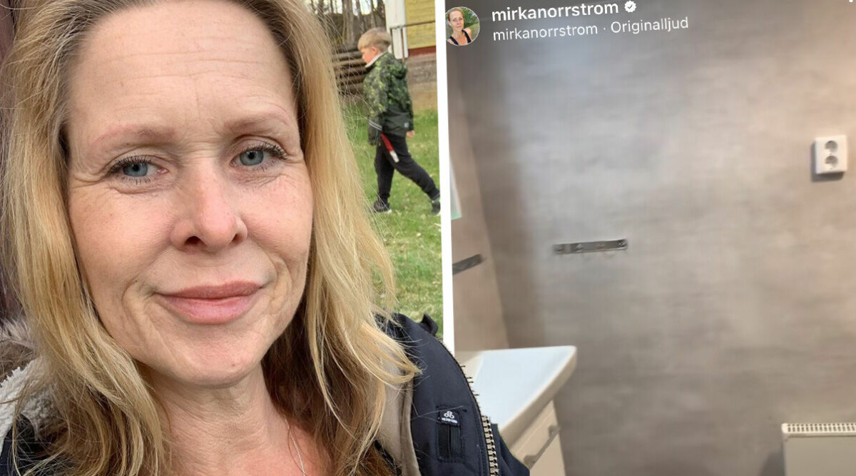 13-barnsmamman Mirka Norrström visar upp hemmet efter renoveringen