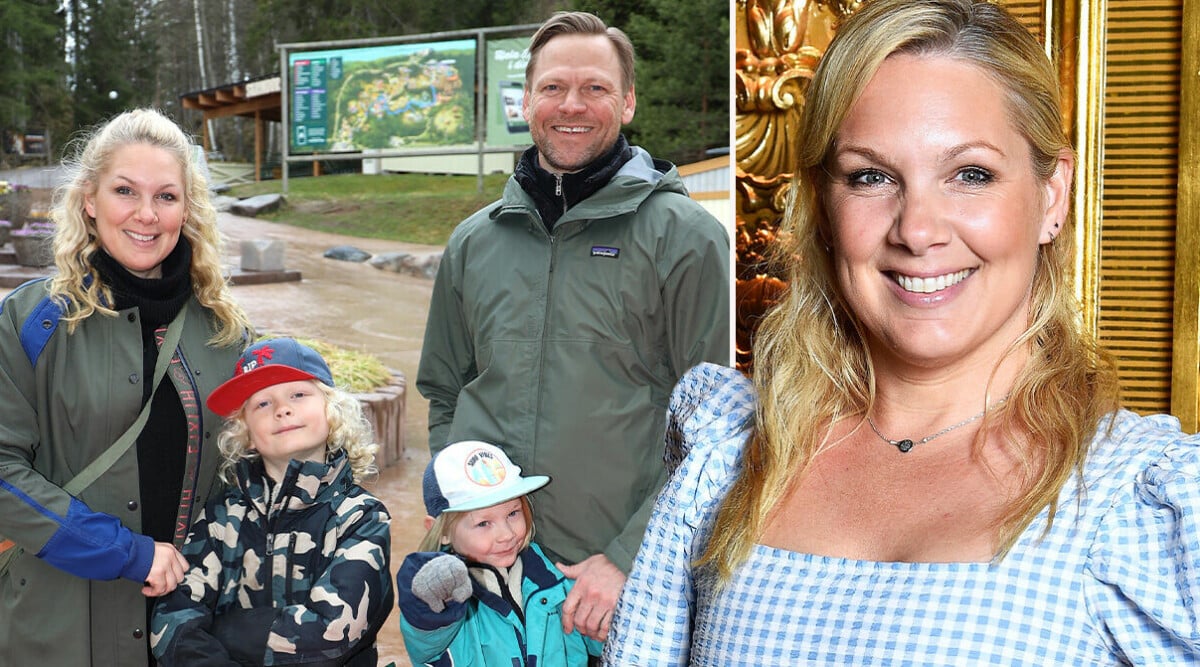 Anna Brolins familjelycka med barnen – efter separationen