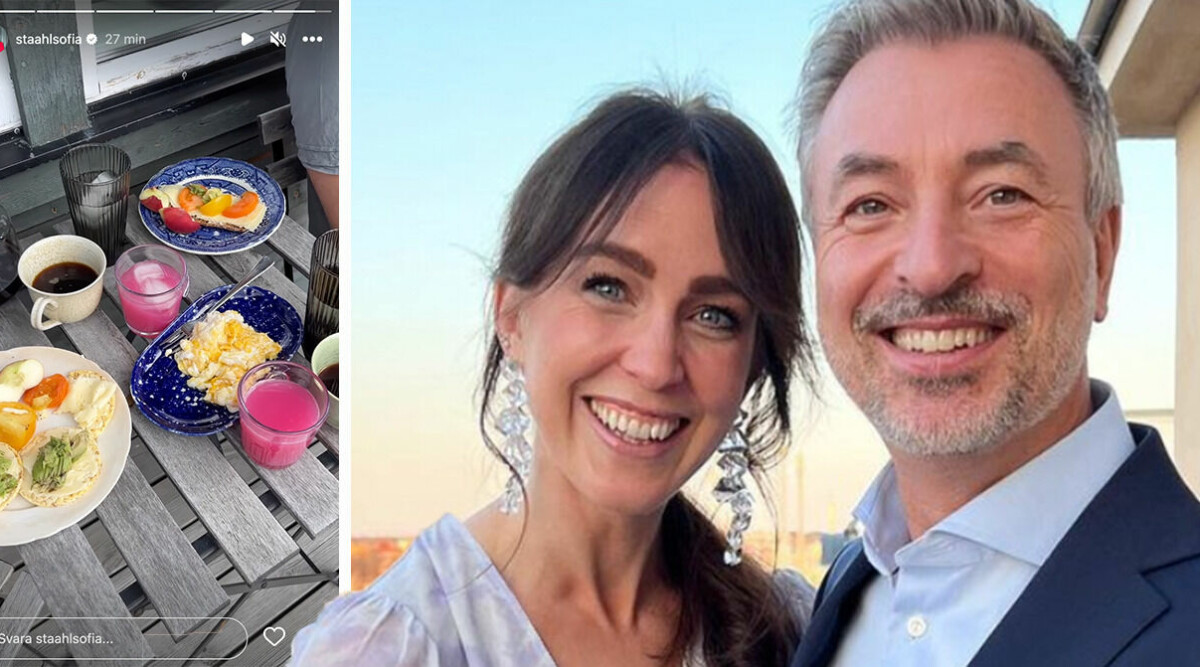 Första bilden på Sofia Ståhl och Tareq Taylors nya hus
