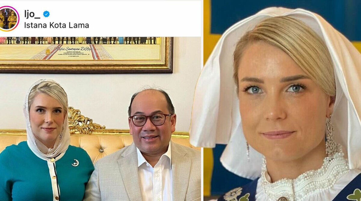 Svenska prinsessan av Malaysias nya bild inför förlossningen