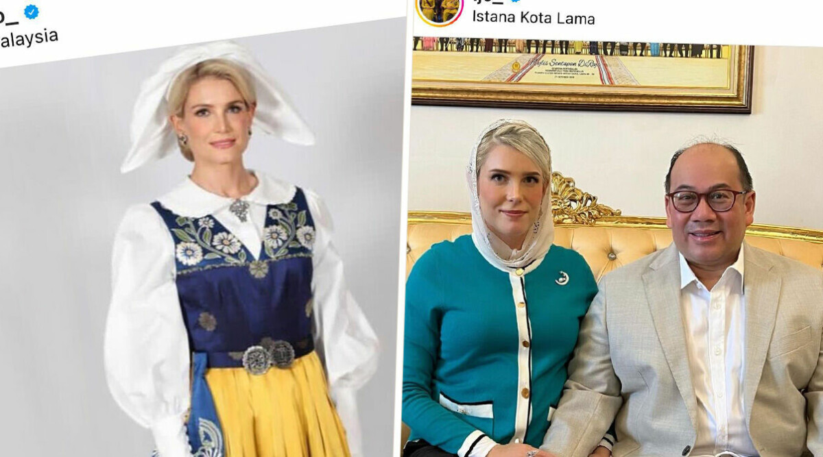 Svenska prinsessan Sofie Louise av Malaysia avslöjar namnet på sonen