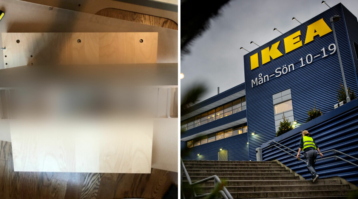 Chocken inuti Ikea-möbeln – upptäckten avslöjar bluffen: ”Blåsta”