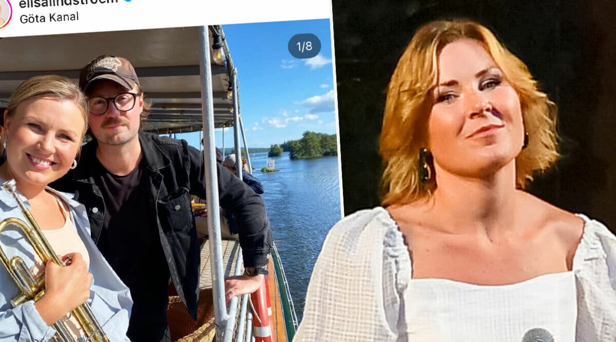 Elisa Lindströms lycka med kärleken Gustav – berättar om glädjen