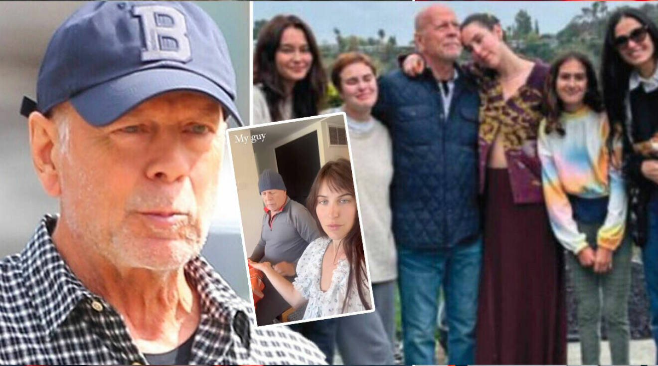 Bruce Willis dotters gripande ord  – pappan obotligt sjuk: ”Saknar verkligen min pappa i dag”