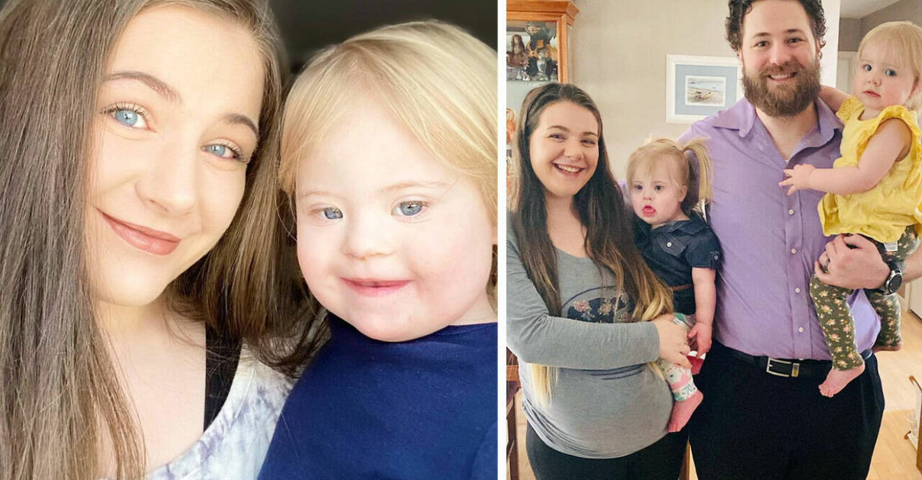 Trebarnsmamman Ashley fick reda på att hon hade Downs syndrom – som 23-åring