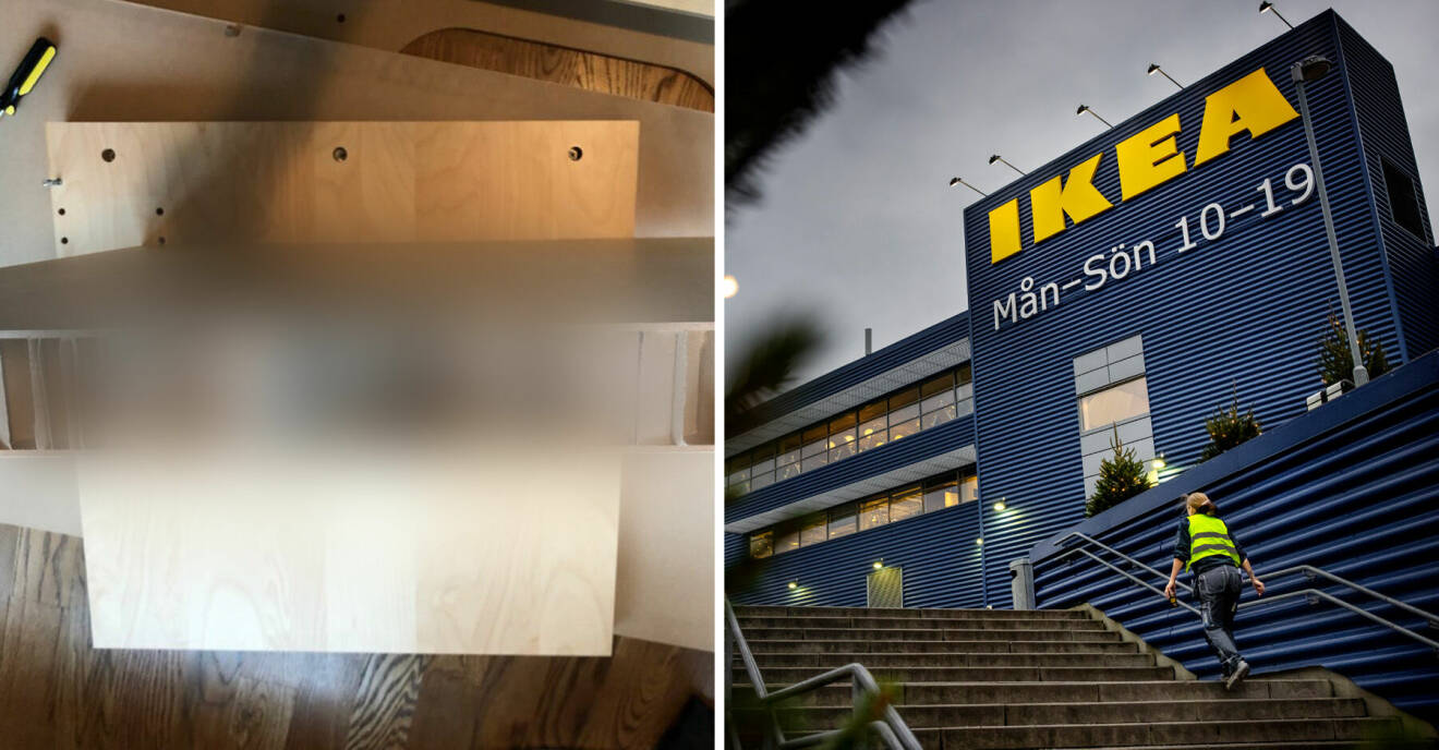 En konsument chockas över materialet i Ikeas möbler – starka reaktionerna