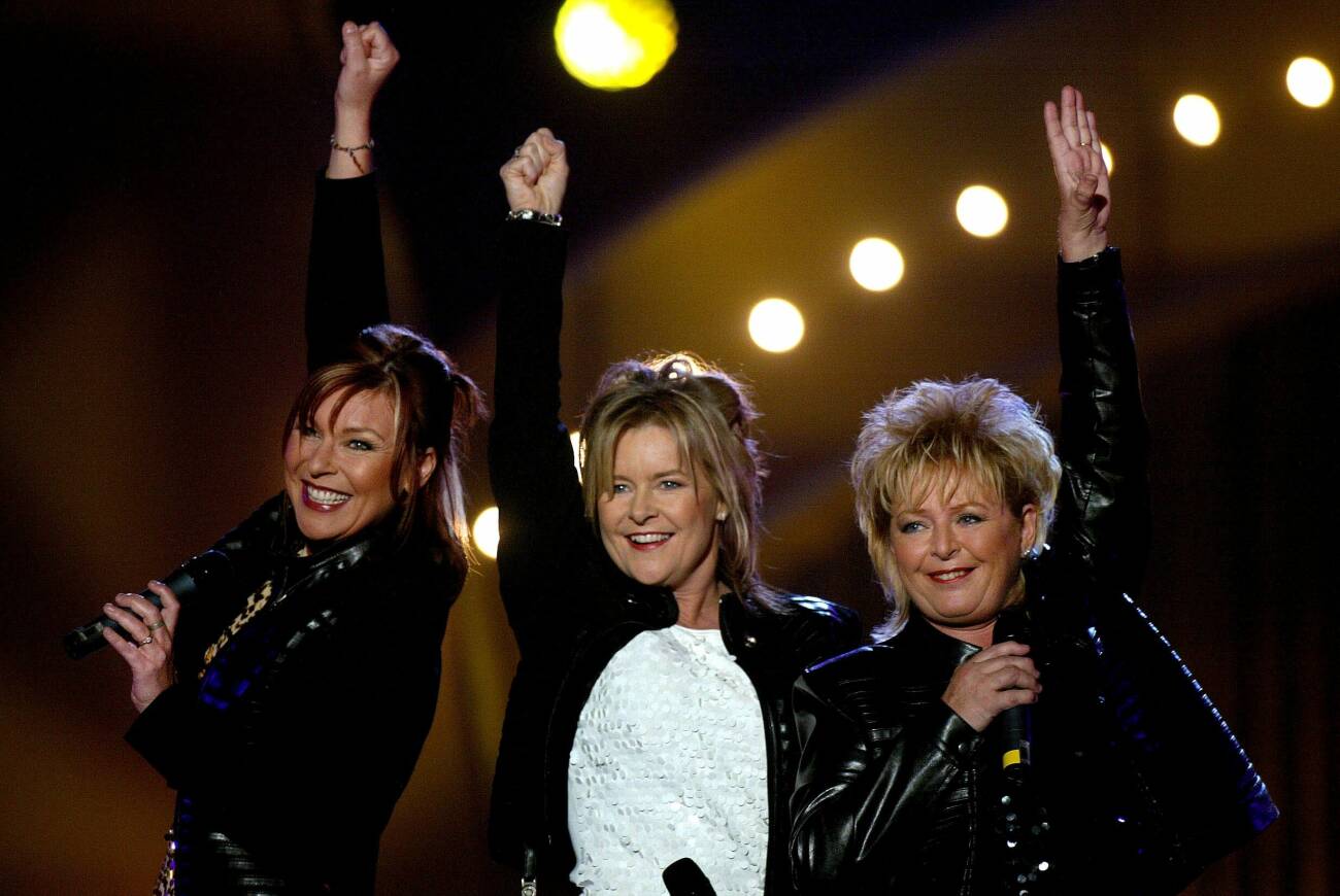 Kikki, Bettan &amp; Lotta kom på tredje plats i Melodifestivalen 2002.