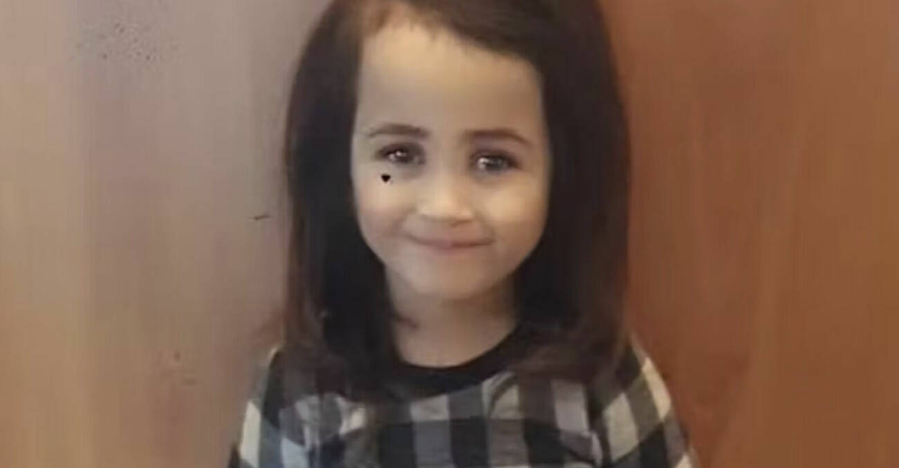 Lilla Mahinarangi, 5 år gammal.