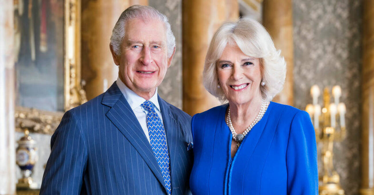 Kung Charles och hans hustru, drottning Camilla.