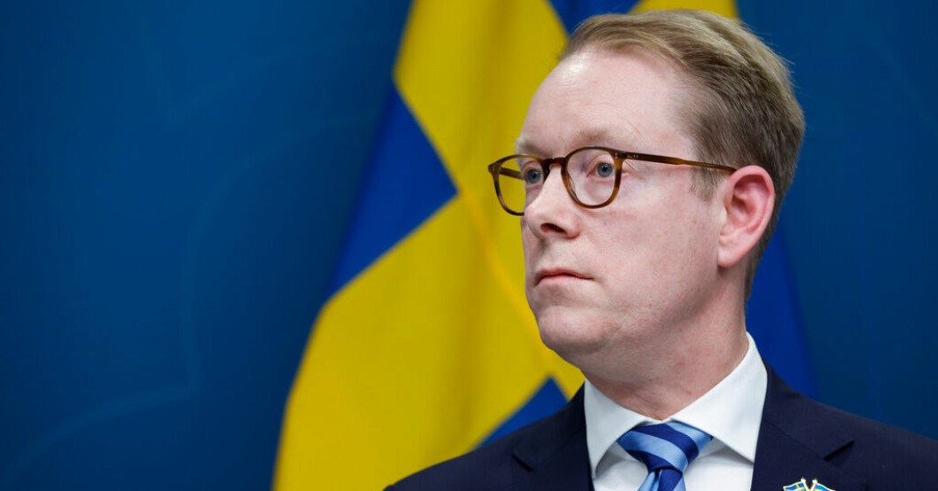 Utrikesminister Tobias Billström (M). Arkivbild.