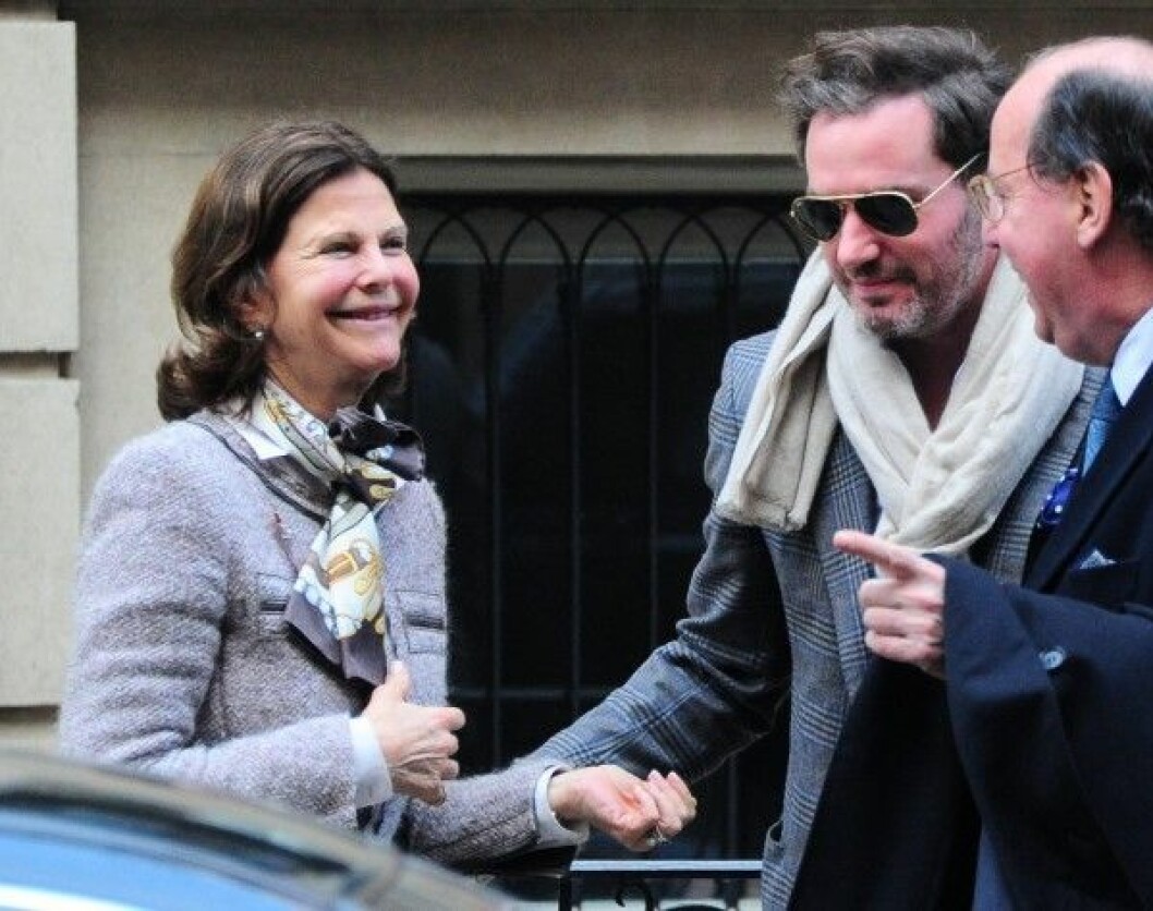 King and Queen of Sweden with Chris O'Neill in New York