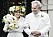 Liliana Komorowska och Herman Lindqvist har äntligen gift sig. Foto: IBL