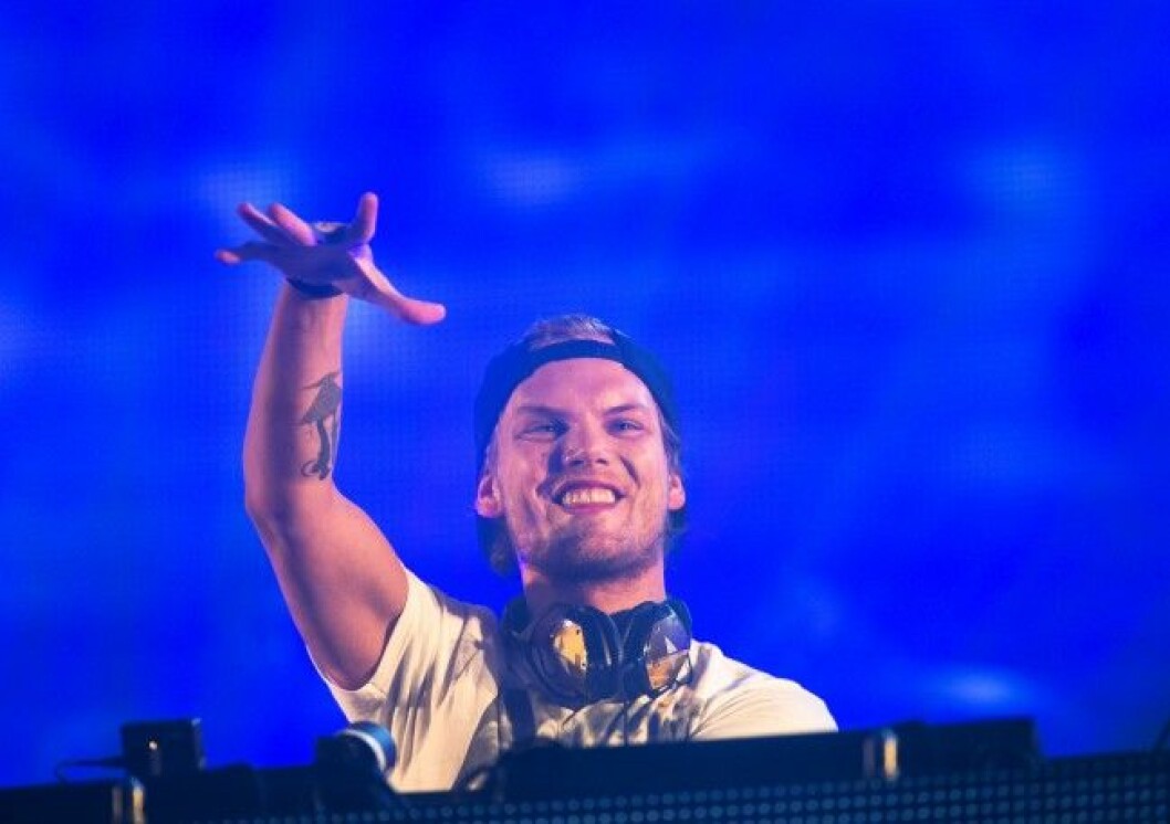 Avicii aka Tim Bergling på en av hans svenska spelningar – “Summerburst” 2015 i Göteborg.