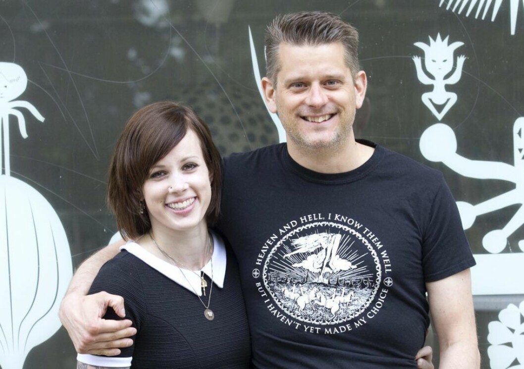 Marcus Birro och Michaela Kälveskog när det begav sig. Marcus Birro och Michaela Kälveskog när det begav sig.
