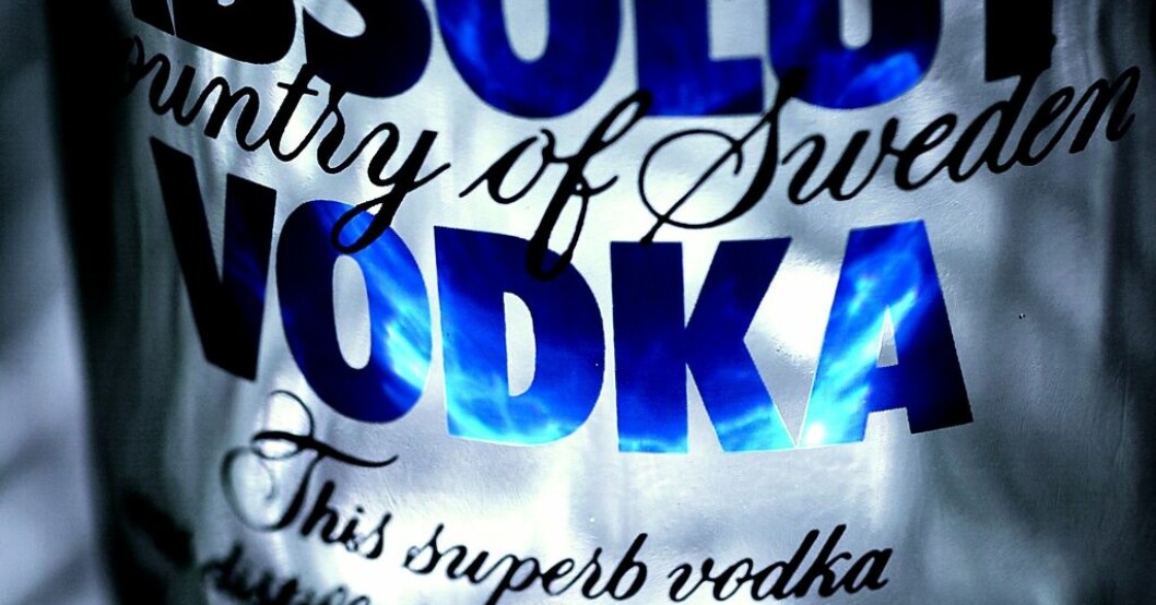 Absolut vodka i originalflaskan från 1979. Arkivbild. Politiker uppmanar till bojkott av Absolut vodka
