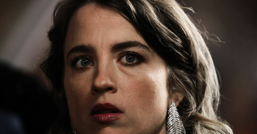Adèle Haenel förklarar sitt beslut i ett brev i en fransk tidning. Arkivbild. Adèle Haenel lämnar filmen