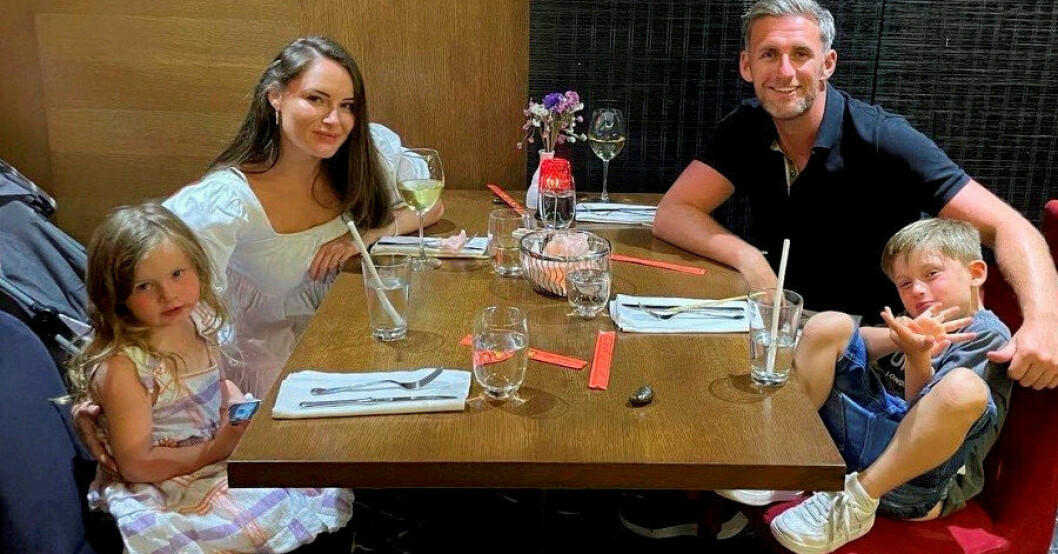 Liam, Gabrielle och hans två barn njöt till en början av tillvaron. Liam, Gabrielle och hans två barn njöt till en början av tillvaron.