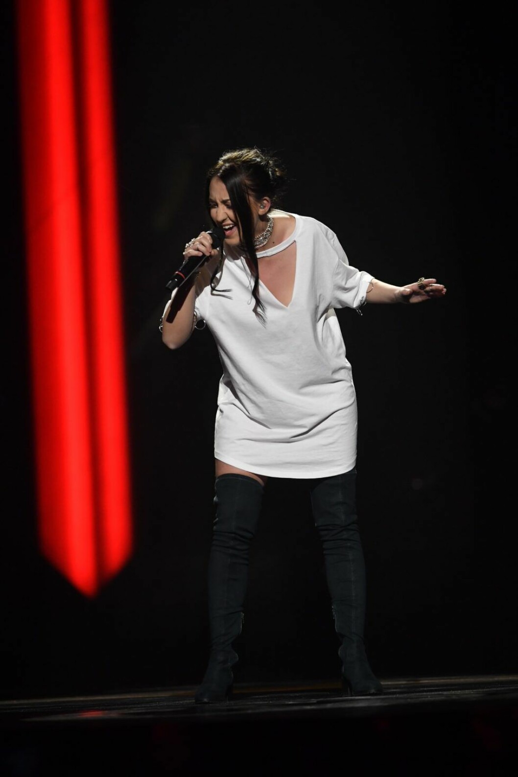 Adrijana Krasniqi Melodifestivalen, Göteborg, genrep, 2017-02-03 Adrijana Krasniqi Melodifestivalen, Göteborg, genrep, 2017-02-03