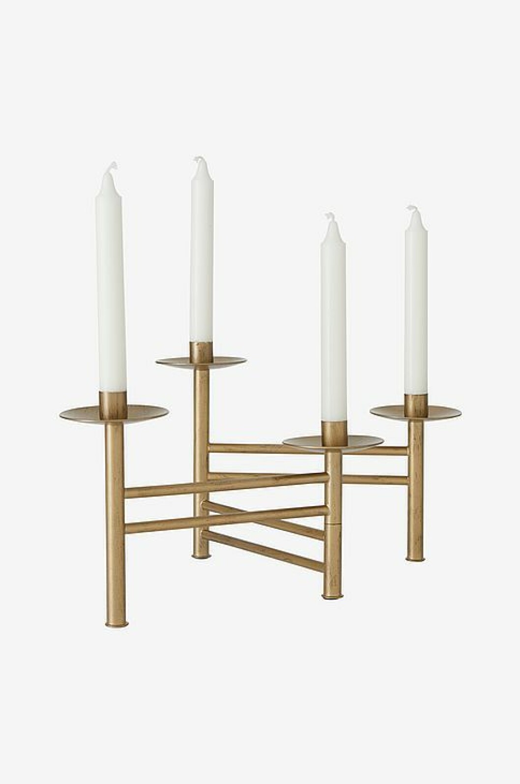 Adventsljusstake i mässing