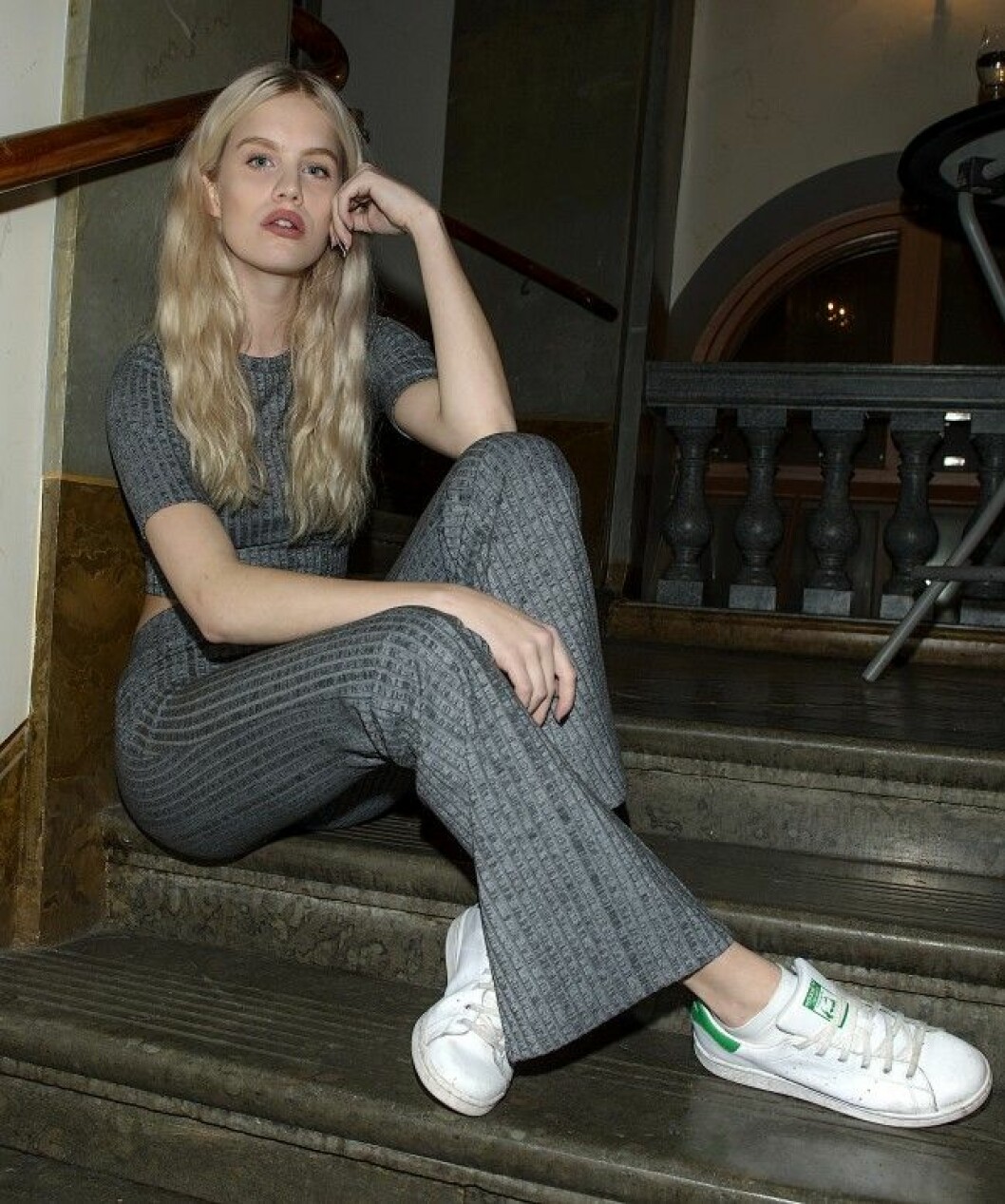 Agnes är 1.80 cm lång och väger 57 kilo. Ändå är hon “för tjock” för modellbranschen. Foto: All Over Press STOCKHOLM SWEDEN 15-10-08 Amelia 20 år på Musikaliska i Stockholm Bilden Agnes Hedengård Foto ©Eero Hannukainen EEROBILD AB All Over Press