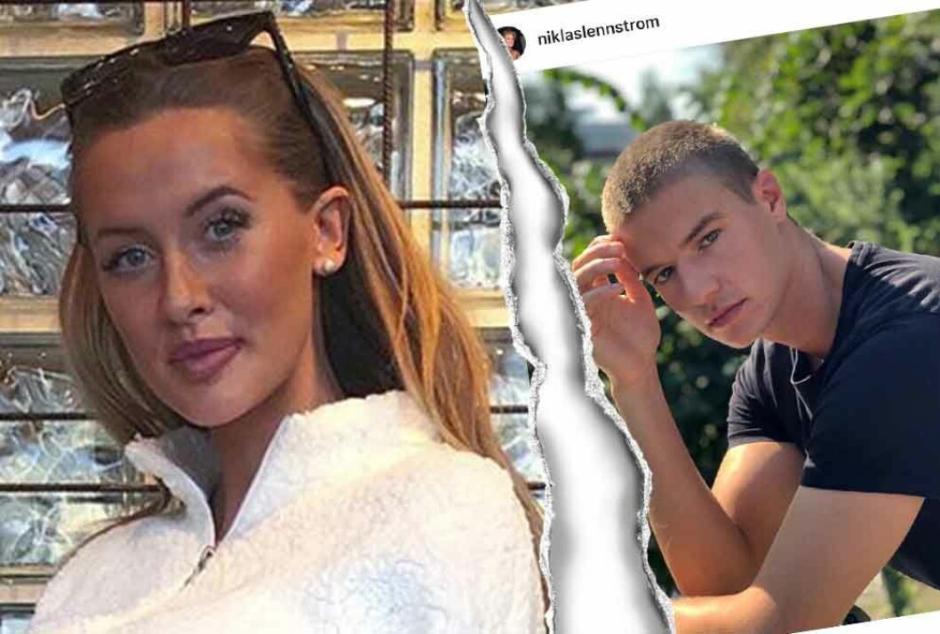 Agnes von Corswant och Niklas Lennström från Love island är inte längre tillsammans.