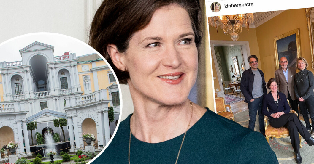 Anna Kinberg Batra blir historisk i samband med flytten till Tessinska palatsen.