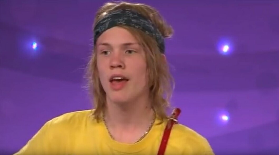 Albin Karlberg sjöng låten “The Joker” på sin audition i Idol 2011. FOTO: TV4 Albin Karlberg i Idol 2011