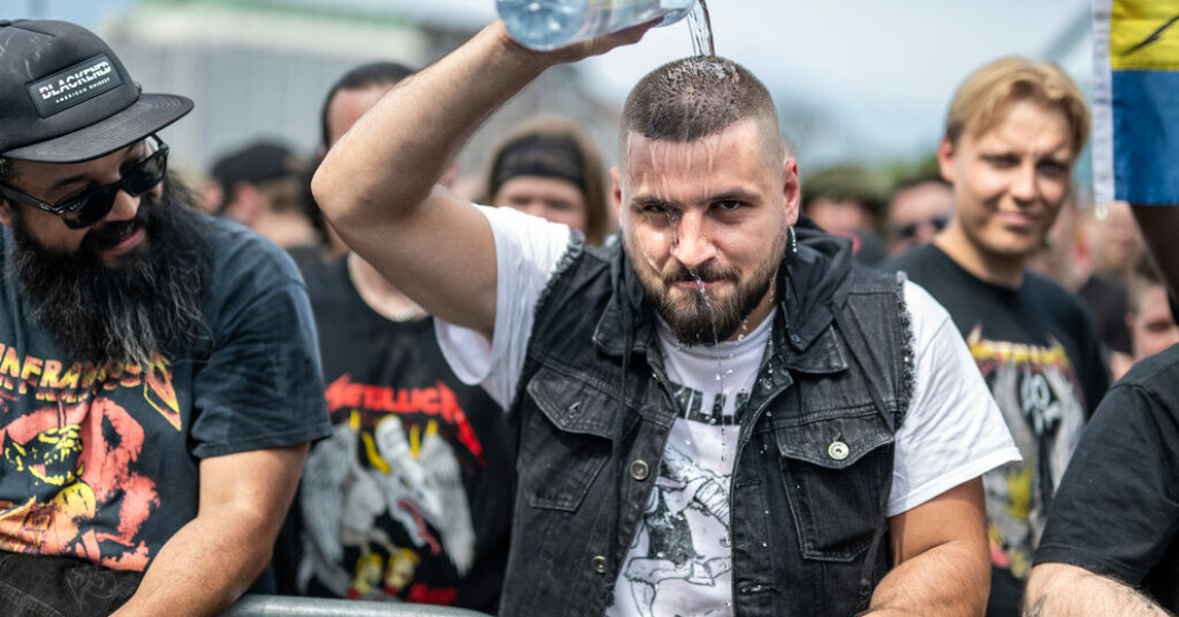 Aldin Reiz började köa utanför Ullevi klockan åtta på morgonen. Metallicafans trotsade värme – köade i timmar