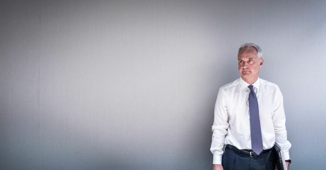 Alectas vd Magnus Billing har fått avgå. Bild från mars. Alecta och bankkrisen – detta har hänt