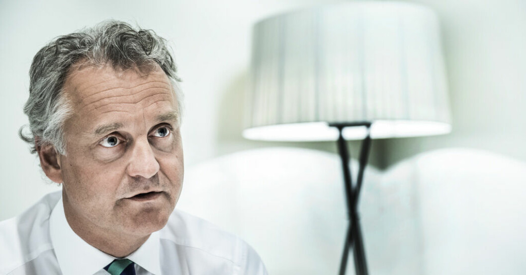 Alectas vd Magnus Billing. Arkivbild. Bankkrasch ger miljardsmäll för pensionssparare
