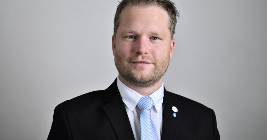 Alexander Christiansson är ny kulturpolitisk talesperson för SD. Arkivbild. SD får ny kulturpolitisk talesperson