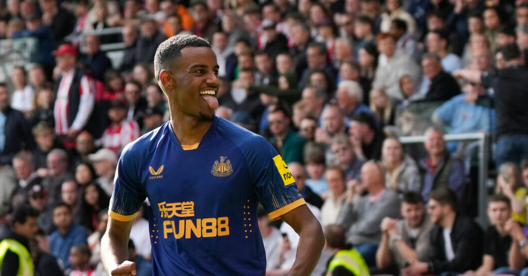 Alexander Isak har utsetts till månadens spelare i Premier League. Arkivbild. Alexander Isak prisas efter succémånaden