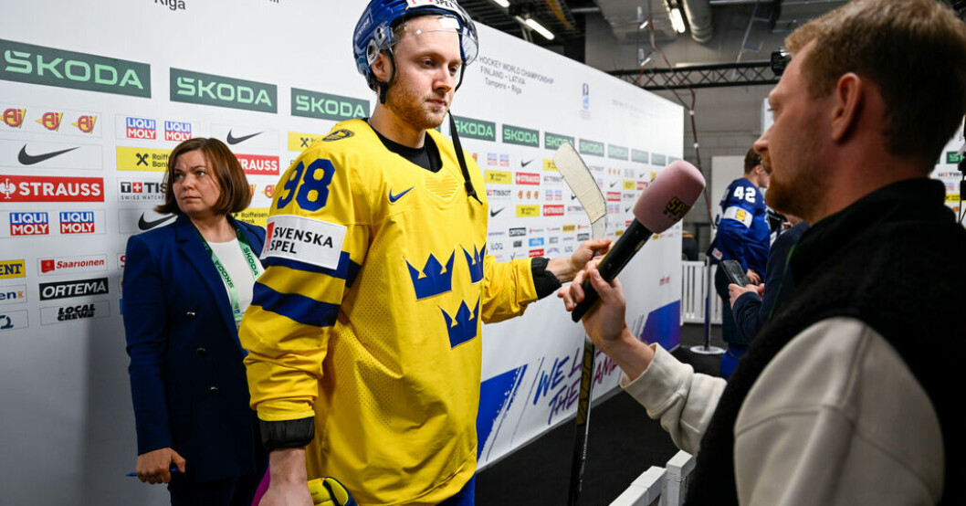 Alexander Nylander får inte sällskap av storebror William under ishockey-VM. Arkivbild. Ville inte peta sin bror: "Kan inte kommentera"