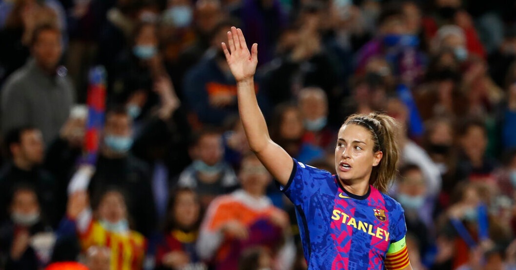 Alexia Putellas tillbaka efter tuffa skadan. Arkivbild. Världens bästa tillbaka när "Barca" säkrade titeln