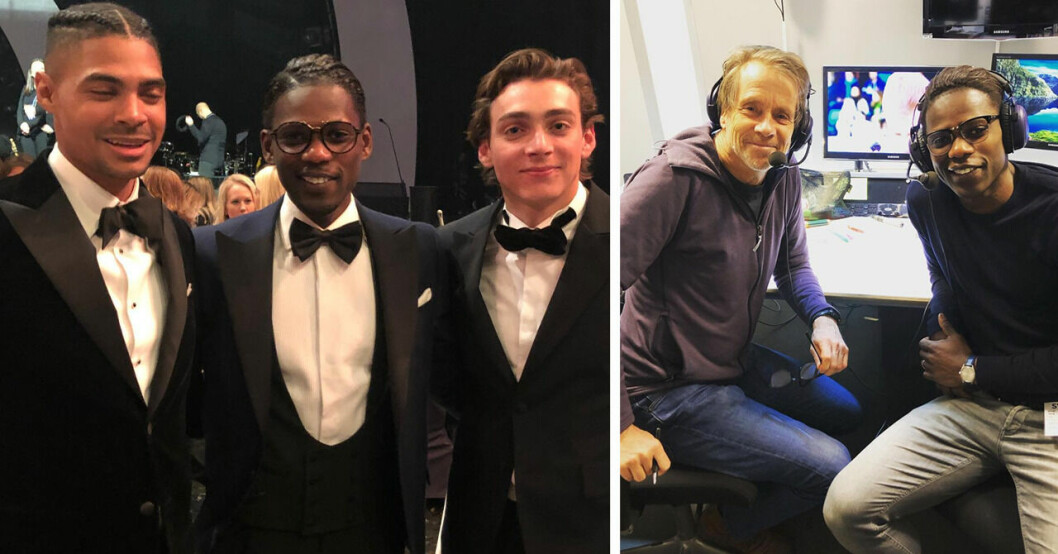 Ex-stavhopparen Alhaji Jeng om okända karriären – på sidan av SVT-jobbet.