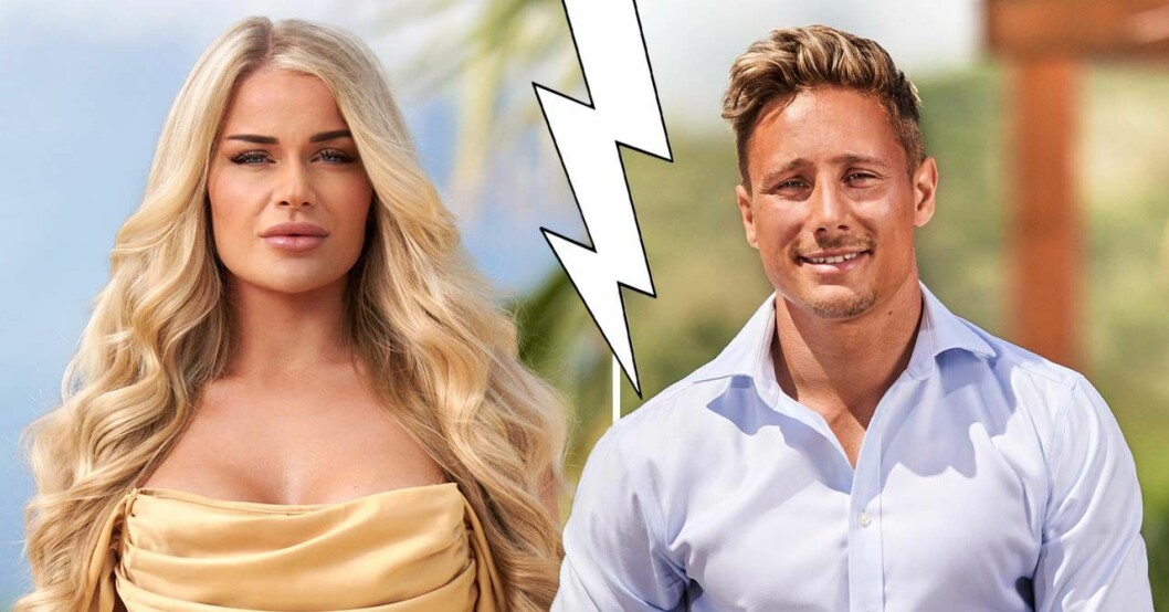 Alicia och Christoffer i bachelor 2022