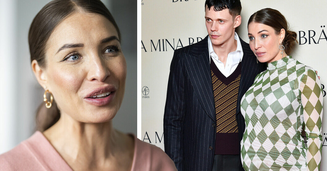 Alida Morberg och Bill Skarsgård väntar sitt andra barn
