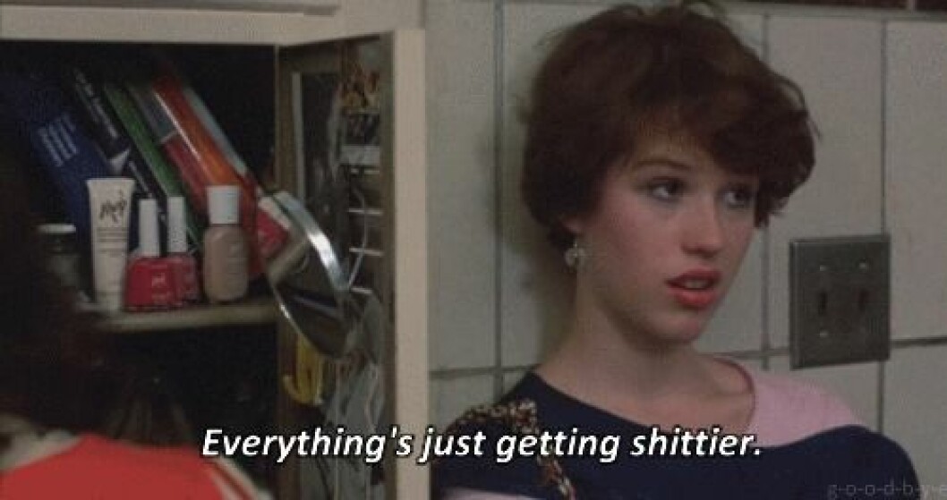 Via: <a href="http://giphy.com/gifs/the-breakfast-club-fml-sixteen-candles-t14MOGkxEzgek" target="_blank" rel="noopener">Giphy.com</a> Via: Giphy.com