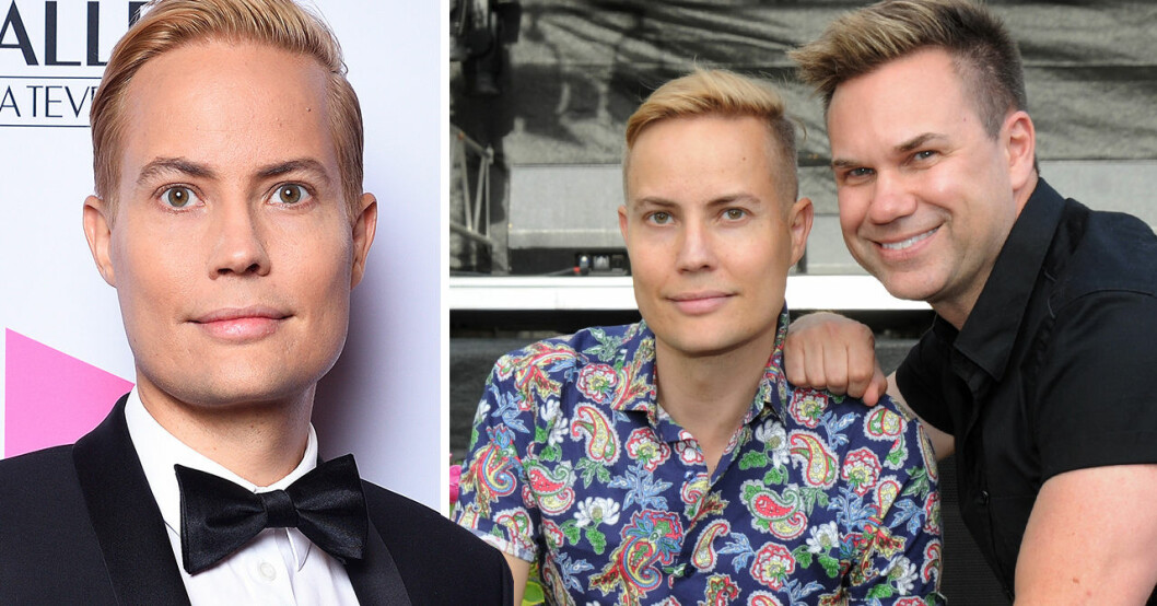 Henrik med maken Anders.